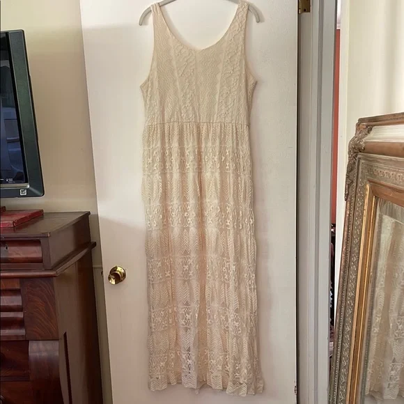 rewind lace dress Rewind Dress Large White Lace